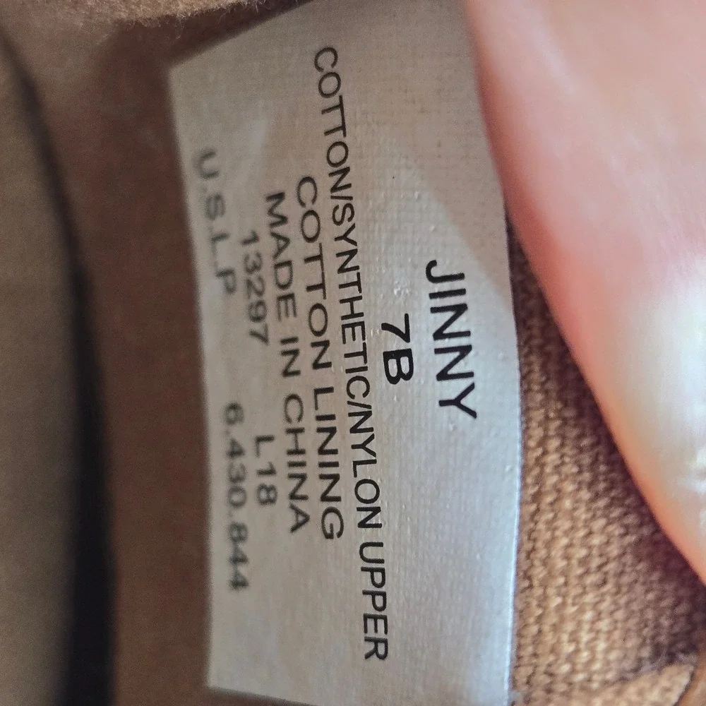 Lauren Ralph Lauren‎ Jinny Heart Patch Tweed Slip-On Sneakers 7B EU 37.5